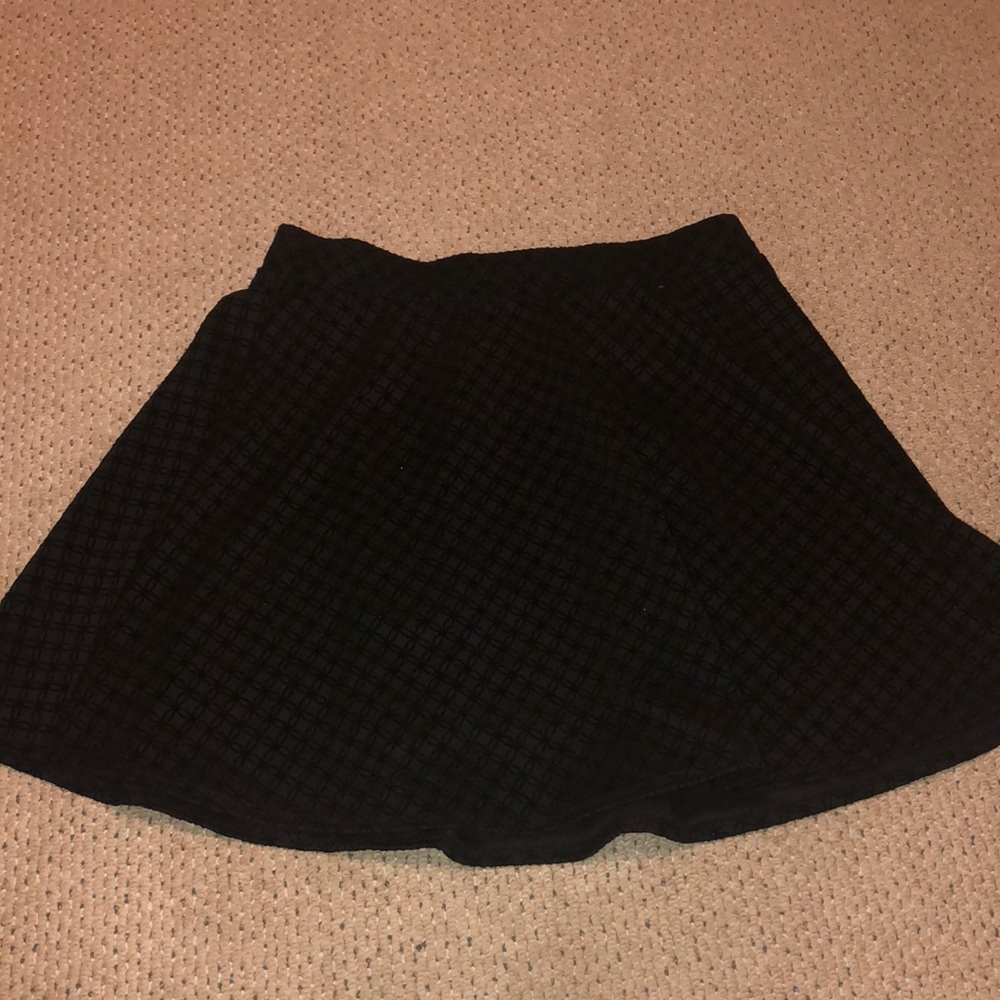 black skirt